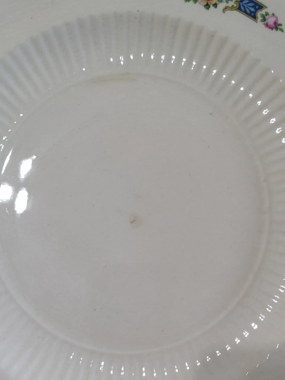 Antique 1925 Sebring Ivory Porcelain 22 Carat Gold Rimmed Dinner Plates-set Of 4